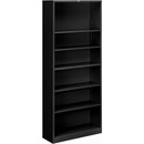 HON Brigade Steel Bookcase | 6 Shelves | 34-1/2"W | Black Finish