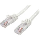 StarTech.com 5ft White Snagless Cat5e UTP Patch Cable