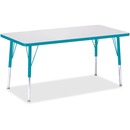Jonti-Craft Berries Elementary Height Color Edge Rectangle Table