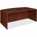 Lorell Essentials Series Bowfront Desk Shell