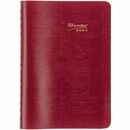 Brownline&reg; Essential Daily Diary Twin Wire 8x5" English Red