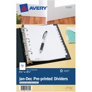 Avery&reg; Monthly Preprinted Tab Dividers