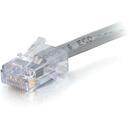 C2G 25 ft Cat6 Non Booted Plenum UTP Unshielded Network Patch Cable - Gray