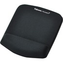 Fellowes PlushTouch™ Mouse Pad Wrist Rest with Microban® - Black