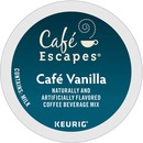 Caf&eacute; Escapes&reg; K-Cup Caf&eacute; Vanilla Coffee