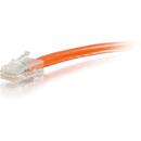 C2G 75 ft Cat6 Non Booted UTP Unshielded Network Patch Cable - Orange