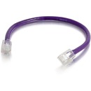 C2G 5ft Cat6 Non-Booted Unshielded (UTP) Ethernet Network Cable - Purple