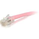 C2G 25 ft Cat6 Non Booted UTP Unshielded Network Patch Cable - Pink