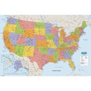 House of Doolittle Laminated United States Map