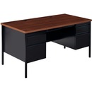 Lorell Fortress Series Double-Pedestal Desk