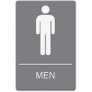 HeadLine ADA Men's Restroom Sign with Symbol