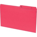 Basics® Coloured Reversible File Folders Legal Red 100/box