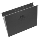 Basics® Coloured Hanging Folders Letter Black 25/box
