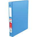 Basics® Round Ring Binder 1" Light Blue