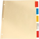 Basics® Insertable Indexes Assorted Colours 5 Tabs