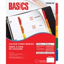 Basics&reg; Colour Coded Indexes 1-5, 4 sets/pkg