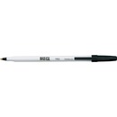 Basics® Stick Pen Medium Point Black 12/box