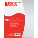 Basics® Clear Binding Covers 7 mil 11-1/4" x 8-3/4" 100/pkg