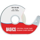 Basics® Crystal Clear Tape Dispenser 1/2" (12 mm x 33 m)