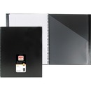 Basics® Classic Coil Notebook 11" x 8-1/2" 152 pages Black