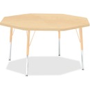 Jonti-Craft Berries Elementary Height Maple Top/Edge Octagon Table