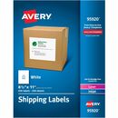 Avery® Shipping Address Labels, 250 Labels, Full Sheet Labels, Permanent (95920)