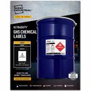 Avery&reg; UltraDuty&trade; GHS Chemical Labels 8½" x 11" , for Laser Printers