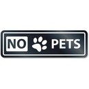 Headline No Pets Window Sign