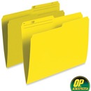 OP Brand 1/2 Tab Cut Letter Recycled Top Tab File Folder