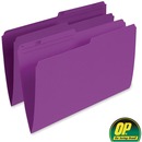 OP Brand 1/2 Tab Cut Legal Recycled Top Tab File Folder