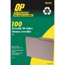 OP Brand 1/2 Tab Cut Legal Recycled Storage Folder