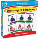 Carson Dellosa Education Learning To Sequence 3-scene Board Game