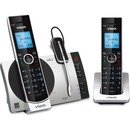 VTech Connect to Cell DS6771-3 DECT 6.0 Cordless Phone - Black, Silver