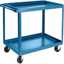 KLETON Knocked-Down Shelf Carts - 2-Shelf Utility Trucks