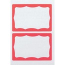 Advantus Color Border Adhesive Name Badges