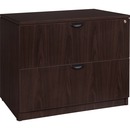 Lorell Prominence 2.0 Espresso Laminate Lateral File - 2-Drawer