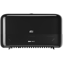 TORK Twin Bath Tissue Roll Dispenser Black T7