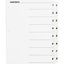 Business Source Table of Content Quick Index Dividers