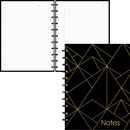 Blueline MiracleBind Gold Collection Notebook Black