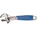 Aurora Tools Adjustable Wrench, 8" L, 1-1/4" Max Width, Black