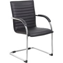 Boss Chrome Frame Vinyl Side Chairs