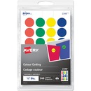 Avery&reg; Removable Colour Coding Labelsfor Laser and Inkjet Printers, ¾"