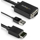 StarTech.com 2 m (6.6 ft.) VGA to HDMI Adapter Cable - USB Powered - 1080p