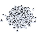 Hygloss ABC Beads- Black and White