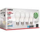 Satco 10W A19 LED 5000K Light Bulbs