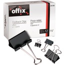 Offix Foldback Clips 1-5/8" (cap. 7/8")