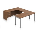 Offices To Go Ionic | "U" Shape Suite with Table Desk - 72"W x 96"D x 29"H overall