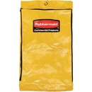 Rubbermaid Commercial 24 Gal Janitorial Cleaning Cart Vinyl Bag Traditional, Yellow