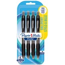 Paper Mate Profile Retractable Ball Point Pens Super Bold Point Black 4/pkg