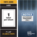 Avery&reg; Adhesive Printable Vinyl Signs